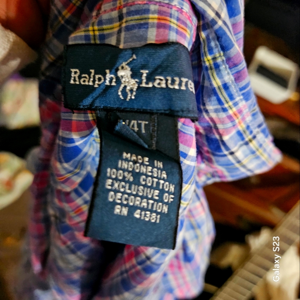 Ralph Lauren ♤ Polo 4t Short Sleeve